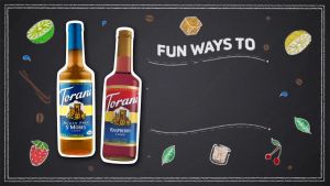 TORANI ENGLISH TOFFEE SYRUP 750ML- BUTTERY SWEET FLAVOR FOR COFFEE COCKTAILS & DESSERTS