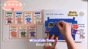 【SG READY STOCK】Maisys Quiet Busy Book Set of 2/16Themes/Interactive Book 1-6yo