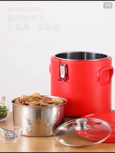 Double-layer Stainless Steel Commercial Insulated Bucket no Faucet Large Capacity Rice Bucket Refrigerated fast Food