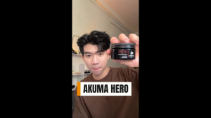 Sáp Vuốt Tóc Nam AKUMA HERO Matte Clay 95G – Giữ Form Chuẩn Tóc Dày Phồng Tự Nhiên