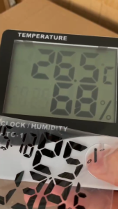 HTC-1 Thermometer & Hygrometer With Digital LCD Indoor Thermometer Humidity Meter Alarm Clock