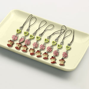 Universal Short CCD Camera Pendant Chain Cute Party Beads Lanyard Versatile USB Flash Drive Mobile Phone Chain Bag Accessory