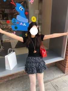 Áo Thun Cotton Tay Ngắn Ôm Vừa Vặn Phong Cách Hàn Quốc Dành Cho Nữ Mùa Hè Đa Năng Thời Trang Áo Thun in Họa Tiết Cổ Tròn