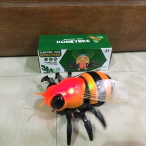 Mainan Laba2-Lebah honeybee anak bisa jalan ada musik dan lampu