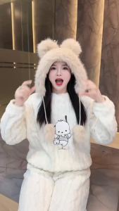 [ MŨ XINH ] Nón Lông Tai Thú Cực Kỳ Dễ Thương Với Nhiều Màu Sắc Trẻ Trung Cho Các Chị Em Lựa Chọn Để Đội Chụp Hình
