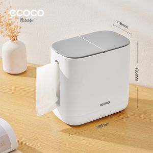 ecoco | Two-in-one Trash Can Paper Towel Dispenser