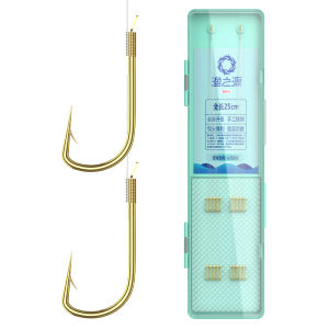 YUZHIYUAN | Anti-tangle Barbed & Barbless Hook Fishing Line Short Sleeve Line