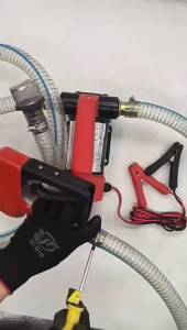 NEW COD Kaiser Pompa Transfer Sedot Oli Minyak Bensin Solar 12V Diesel Oil Pump Electric Fluid 200W