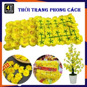 Bịch 40 Bông Mai Giả Kèm Kẽm Trang Trang Trí Tết và Lễ Hội - Hoa Trang Trí  Hoa Mai Nhựa Decor Cây Cảnh Đẹp Mắt
