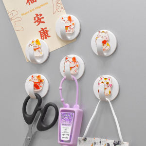 Strong Magnetic Kitchen Storage Hooks Fridge Magnets No Drilling Required Iron Absorption Non-Traceable Adhesive Hooks