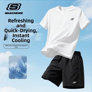 Skechers | Quick Drying Icy Silk Sports Set Summer Fitness Workout Kit