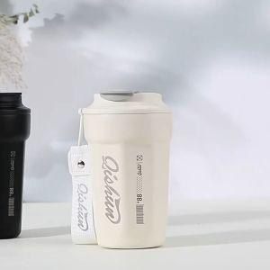 316 สแตนเลส แก้วกาแฟ แก้วเก็บความเย็น เก็บความร้อน พร้อมฝา แก้วสุญญากาศ 450ml/15oz