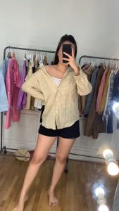 Tunik Wanita Terbaru Korean Style Viral Blouse Korea Atasan Wanita Kekinian Yumna Yum Squera Fit S - L +