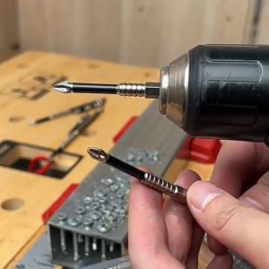 6PCS Screwdriver Bit Magnetic Anti-Slip Screw Bit Set Cross Head High Hardness Impact Bits