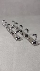 Kapstok 5 Kait Dolphin Kecil - Cantolan Dinding Kamar Mandi - Gantungan Baju Stainless HomeMaterial
