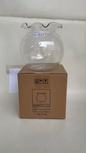 TERMURAH!!! COD!!! FREE ONGKIR!! Aquarium Vas Bulat Kaca Shella 15 Liter Merk DLX Glass Termurah