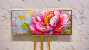 Tranh Hoa Mẫu Đơn Thanh Cao Tranh Canvas Tranh Tráng Gương Tranh Phòng Khách Tranh Phòng Ngủ