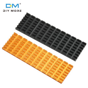 diymore M.2 SSD Cooler Cooling Heat Sink 3/6mm Thickness Slotted Aluminum Heat Sink M.2 SSD Cooling Kit for M.2 NGFF 2280 PCI-E NVME SSD Solid State Drives PC
