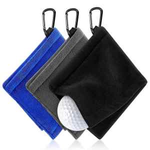 Golf Cleaning Towel Dual-Sided with Hook