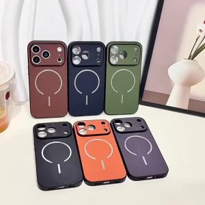 Magnetic TechWoven Fabric Texture Armor Case For iPhone 17 Air 16 15 14 13 12 Pro Max For Magsafe Wireless Charging Matte Cover