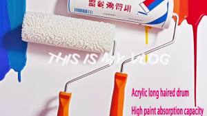 Acrylic Long Hair Roller Brush Wall Tools Decoration Paint Coating Latex Cleaning Barbecue Baking Painting