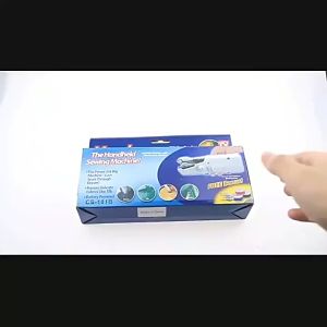 DrivinCool จักรเย็บผ้าไฟฟ้ามือถือ จักรเย็บผ้ามือ จักรเย็บมือ จักรเย็บผ้าไฟฟ้ามือถือ จักรเย็บด้วยมือไฟฟ้า HANDY STITCH ขนาดพกพา ใช้ถ่าน AA x 4 ก้อน Handheld Sewing Machine ขนาดเล็ก พกพาสะดวก สินค้ามีรับประกัน