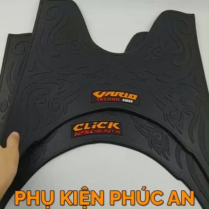 Thảm lót trải sàn xe Vario/Click Thái 125 năm 2015 2016 2017 gác để chân trước cao su
