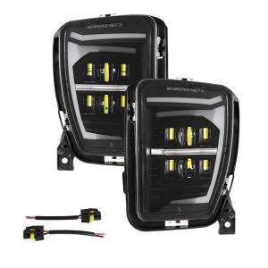 High Quality Fog Lights Assembly Fornt Bumper DRL Driving Lamps Fit For Dodge Ram 1500 Pickup 2013-2018 #68104821AC 68104820AC