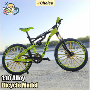 Creative 1/10 Alloy Bicycle Model Diecast Simulates Display The Miniature Bicycle Toy Descend The Mountain Bike Model Toys Gift
