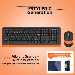 A4TECH | Wireless Keyboard Mouse Set for PC and Laptop Home Office