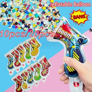 10pcs/20pcs Creative Fun Birthday Party Balloon Handheld Gift Flower Balloon Compact Portable Party Balloons