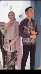 Batik Nafastore kebaya batik couple pasangan freya tunangan lamaran wisuda kondangan kutu baru