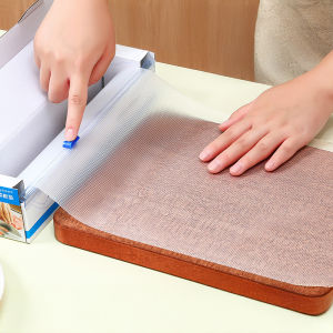 1Box Disposable Cutting Coard Mat Portable Kitchen Chopping Board Pad With Cutting Sliding Knife Disposable Chopping Board Paper