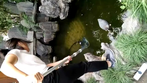 Koi Fish Pond Vacuum Cleaner 360 Darjah Penjuru ke Penjuru Swimming Pool Vacuum Suction Pump Lightweight Electric Vacuum Cleaner Bottom Cleaner Underwater Silt Fish Waste Suction Machine