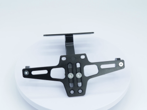 Universal Motorcycle Adjustable License Number Plate Holder Bracket Anti-Corrosion with LED CNC Aluminium Alloy waterproof rustproof