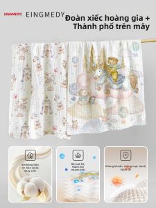 EINGMEDYFRESH | Khăn Tắm Vải Bông Mềm Cho Bé 6 Lớp