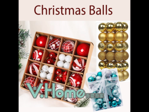 [V.Home] *Any 2 off $2* 【Christmas tree Balls】Ornaments for Christmas tree / Party / Event / Home decorations