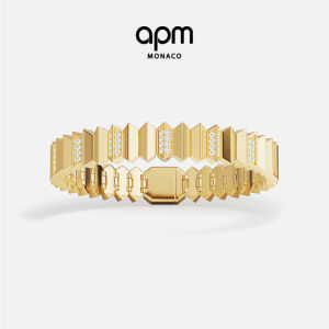 Wave Pattern Wide Geometric Handchain