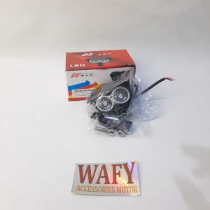 Lampu Tembak Owl 2Mata Mini Lampu Tembak Motor