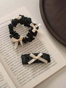 Simple Japanese Style Hair Ties for Girls Butterfly Knot Large Elastic Band Durable Rubber Bands for Hair Styling