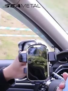 SEAMETAL Car Phone Holder Suction Cup Stand Auto Dashboard Windshield Air Vent Phone Mount GPS Support for iPhone Xiaomi Samsung