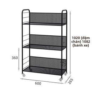 Kệ Sách Di Động Kiểu Kem cho Sách Trẻ Em