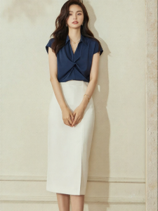 Roey s house | Professional Business Shirt and Skirt Set