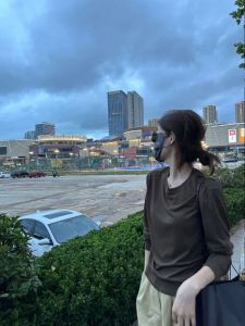 Loose Long Sleeve round Neck T-Shirt Womens Korean Style Casual Slimming Top Yvonne Spring Summer New Arrival