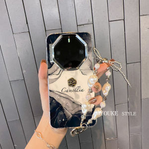 Luxurious Water-Based Ink Diffusion Huawei Mate60RS Porsche Phone Case Womens Style Protective Shell Acrylic Material Anti-Fall Unique Design