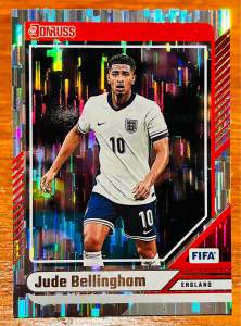 Jude Bellingham ⚽️ เรอัล มาดริด ⚽️ การ์ดสะสมฟุตบอล FIFA ⚽️ Donruss SILVER FOIL CARD 🏴󠁧󠁢󠁥󠁮󠁧󠁿 England  ⚽️ ทีมชาติอังกฤษ 🇬🇧