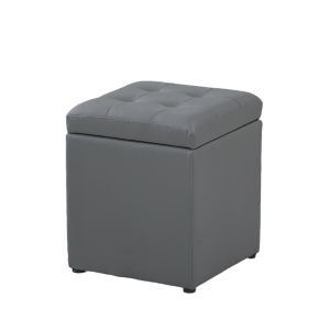 Leather Storage Stool Real Wood Low Stool Luxury Home Sofa Stool Entrance Shoe Changing Stool Modern Simplicity Adult Use