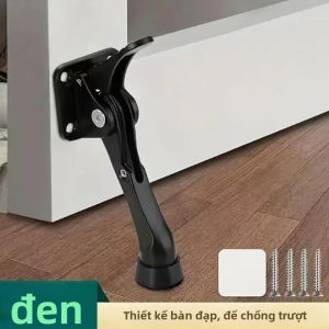 Chặn Cửa Chống Va Chạm Với Bàn Đạp Dễ Sử Dụng Giá Đỡ Sàn Tự Dính Bảo Vệ Tường Phụ Kiện An Toàn Cho Gia Đình