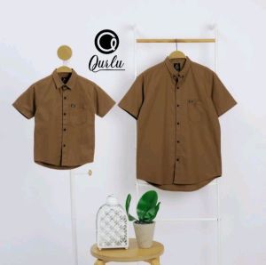 TERLARIS COUPLE KEMEJA POLOS AYAH DAN ANAK HARGA MASING MASING