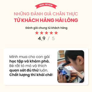 Kính hiển vi 5000x có đèn LED - dành cho học sinh người thích khám phá khoa học